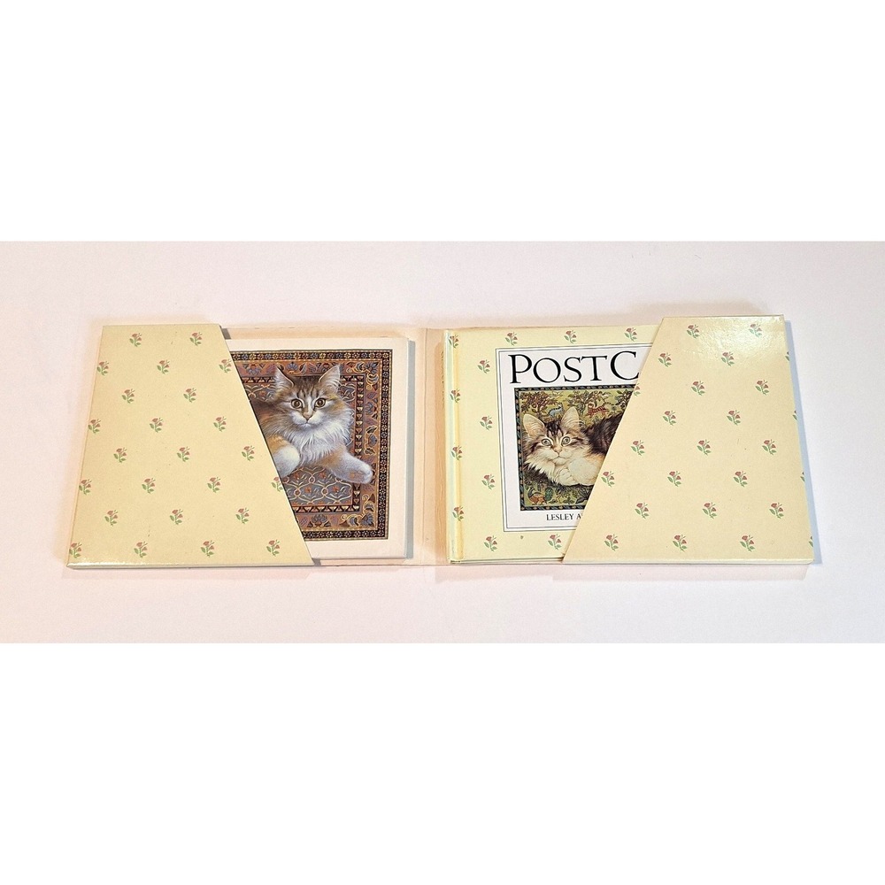Lesley Anne Ivory PostCats Book and 15 Postcard Set Sealed 1989 First Edition - Picture 3 of 8
